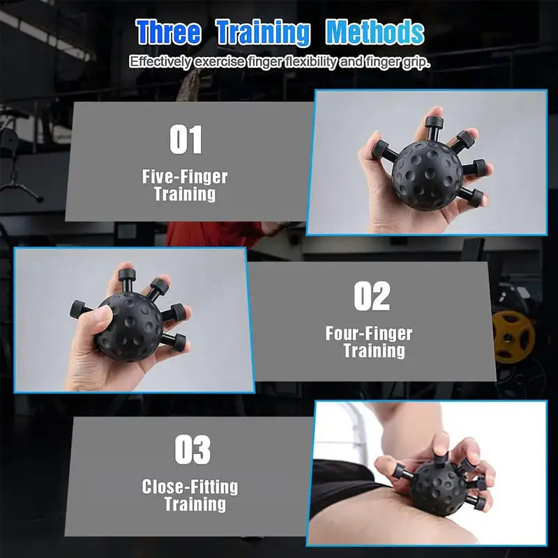 Strengthening Finger Exerciser, Hand Clamp Exerciser, Five-Finger Power Device, Rock Climbing Finger Exerciser